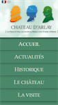 Mobile Screenshot of chateau-arlay.com